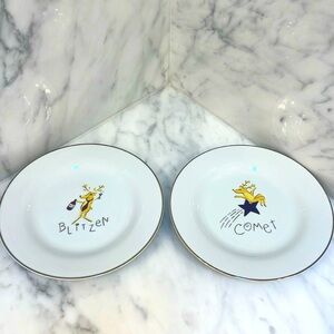 (4) Pottery Barn Collector’s Edition Retired DINNER plates